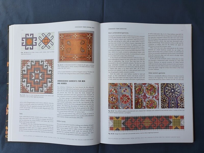 embroidery book review double spread